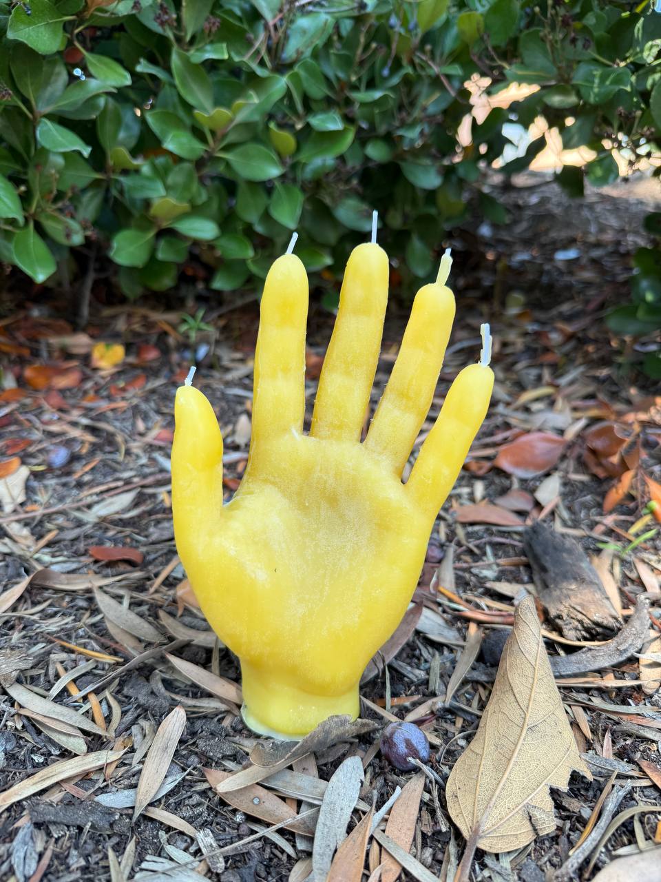 Magical Candle "Dead Hand" Yellow: Intellectual power, success in learning.