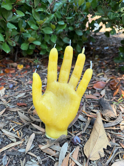 Magical Candle "Dead Hand" Yellow: Intellectual power, success in learning.