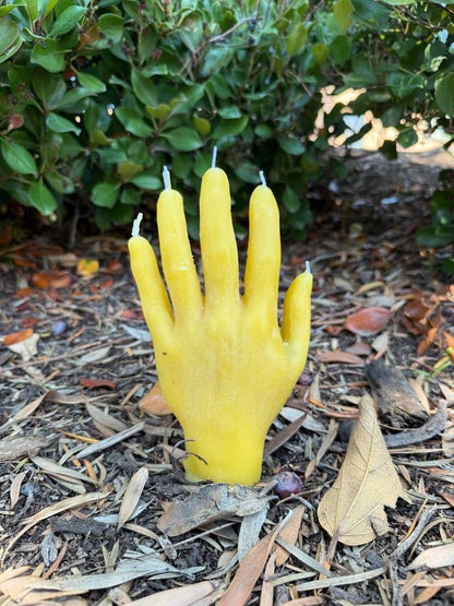 Magical Candle "Dead Hand" Yellow: Intellectual power, success in learning.