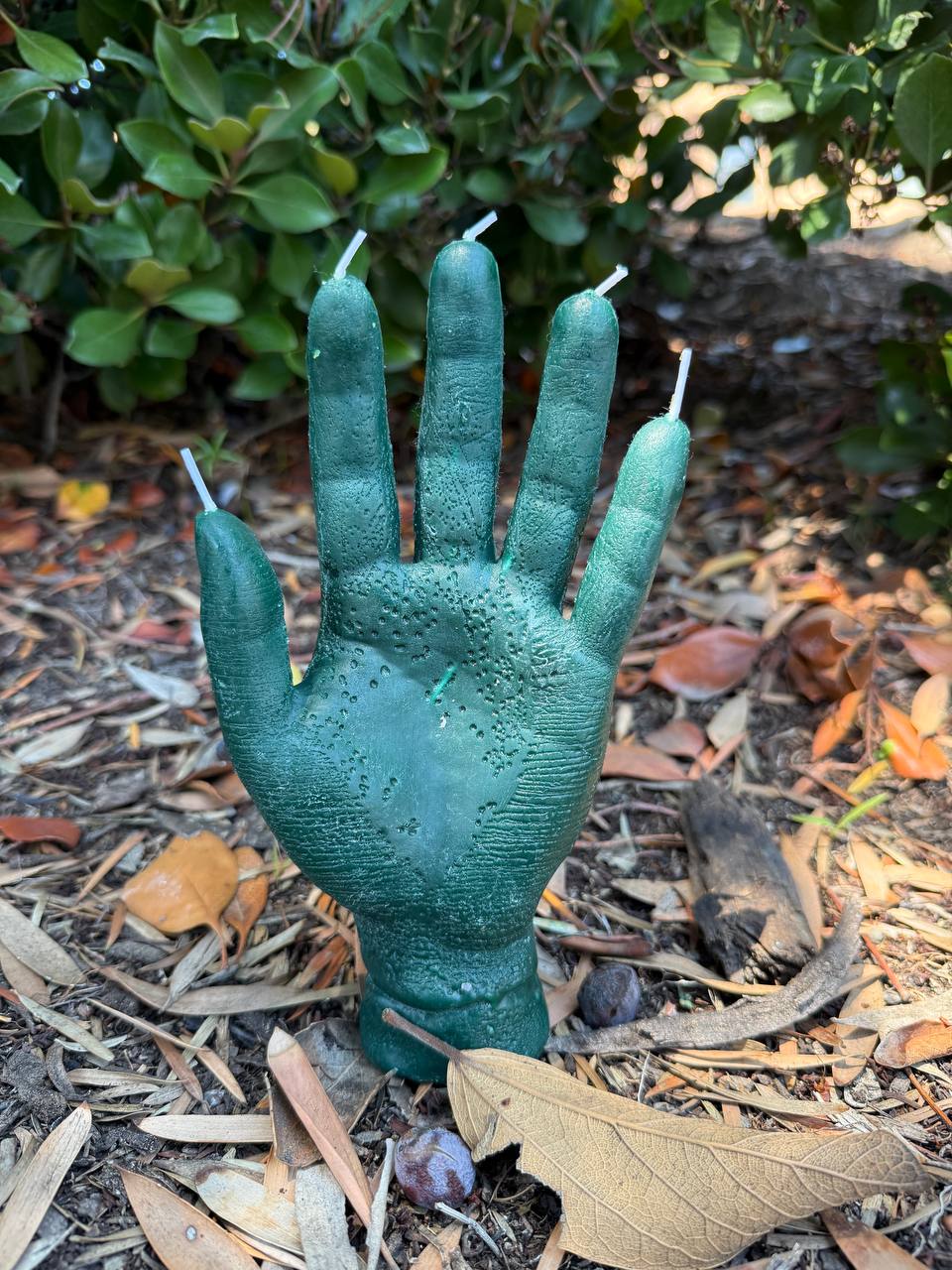 Magical Candle "Dead Hand" Green: Financial success, prosperity.